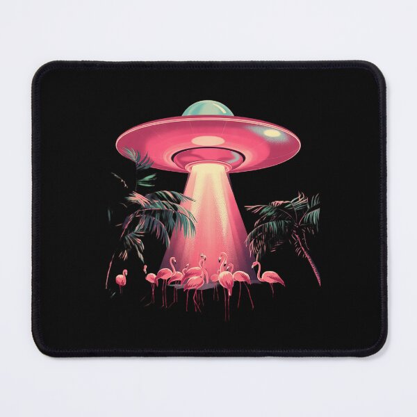 Item preview, Flamingo Men Women Boys Girls Alien Flamingo UFO designed and sold by lilLilaBatArt.