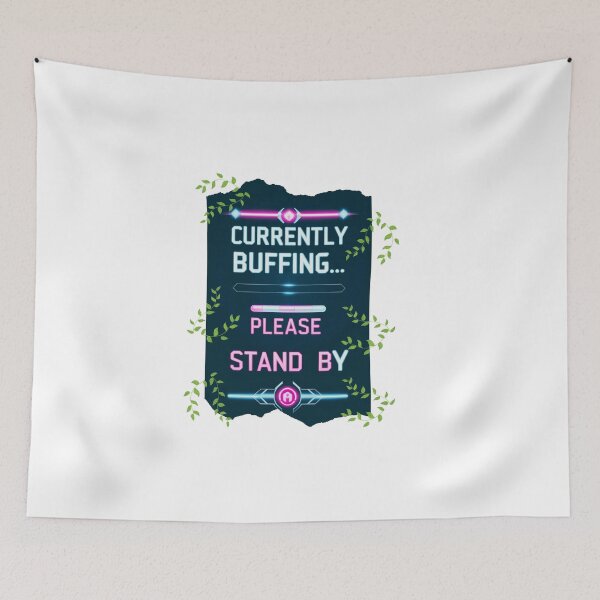 Item preview, Currently Buffering Please Stand By internet joke designed and sold by SloganSauce.