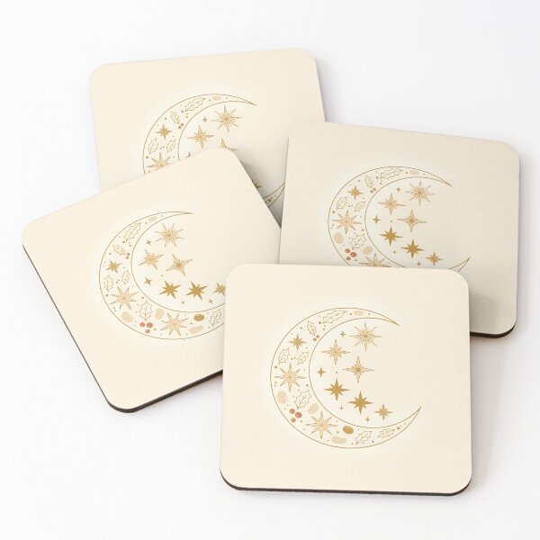 Item preview, Golden Crescent Filled With Winter Magic designed and sold by digisetumedia.