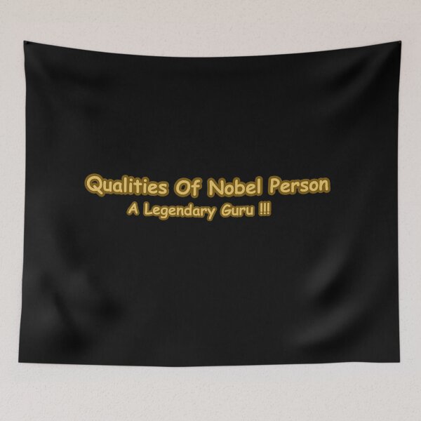 Item preview, Qualities Of a Noble Person – Legendary Guru Spiritual Wisdom Quote Sticker designed and sold by CapriCreatives.