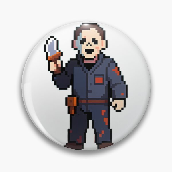 Item preview, Masked Killer Pixel Art – Retro Slasher – Halloween Design Inspired by Michael Myers designed and sold by LoomisDreams.