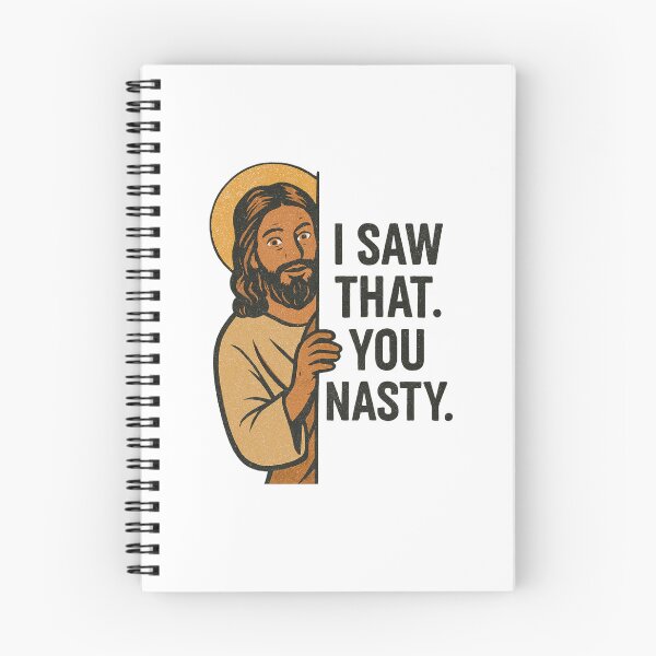 Item preview, Funny Jesus I Saw That Design designed and sold by ifdogscouldclap....