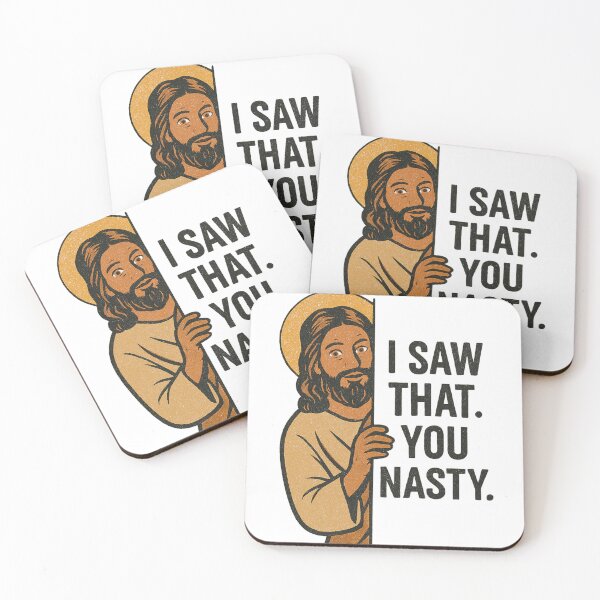 Item preview, Funny Jesus I Saw That Design designed and sold by ifdogscouldclap....