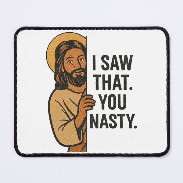 Item preview, Funny Jesus I Saw That Design designed and sold by ifdogscouldclap....