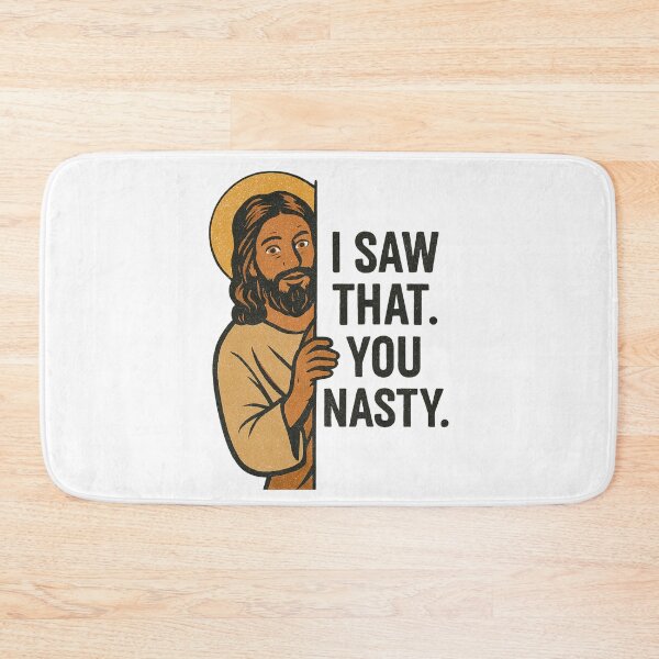 Item preview, Funny Jesus I Saw That Design designed and sold by ifdogscouldclap....