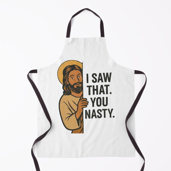 Item preview, Funny Jesus I Saw That Design designed and sold by ifdogscouldclap....