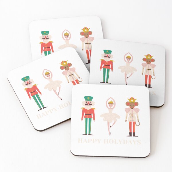 Item preview, Nutcracker Ballet Happy Holydays designed and sold by Designharmony.