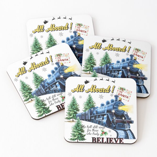 Item preview, All Aboard Christmas Train – Believe Holiday Steam Engine Design designed and sold by scanusha1979.
