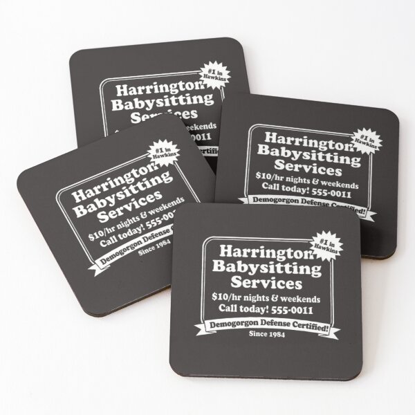 Item preview, Harrington Babysitting Services - Hawkins 1984 Retro Design designed and sold by zezoconan.
