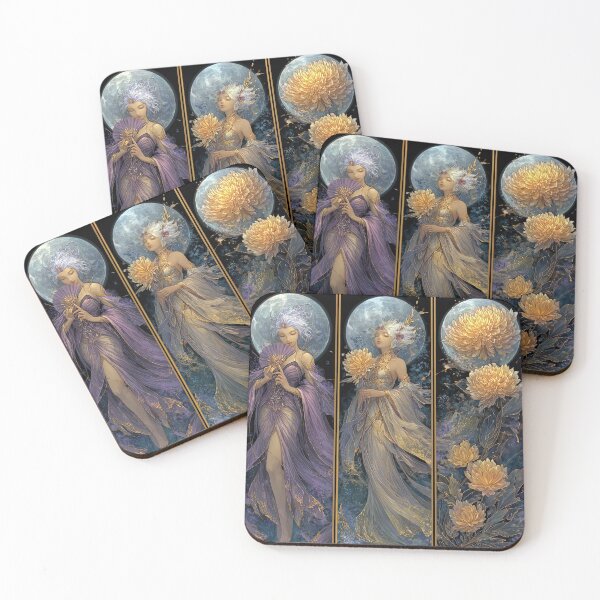 Item preview, Moonlit Chrysanthemum Reverie designed and sold by bloorose.