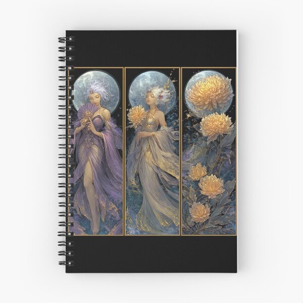 Item preview, Moonlit Chrysanthemum Reverie designed and sold by bloorose.