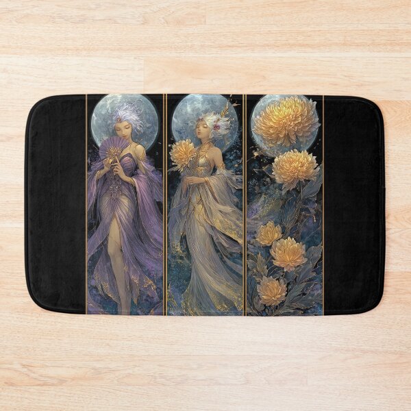 Item preview, Moonlit Chrysanthemum Reverie designed and sold by bloorose.