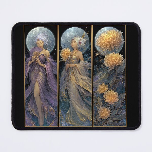 Item preview, Moonlit Chrysanthemum Reverie designed and sold by bloorose.