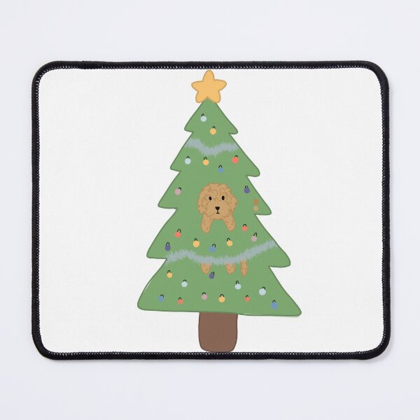 Item preview, Cavapoo cockapoo in Xmas tree - Christmas design designed and sold by aziza-doodles.