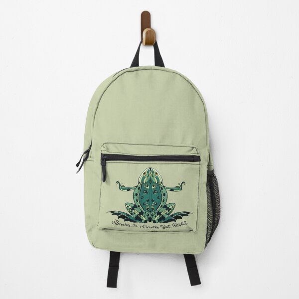 Item preview, Meditative Frog “Breathe In, Breathe Out” Design designed and sold by SleeplessLady.