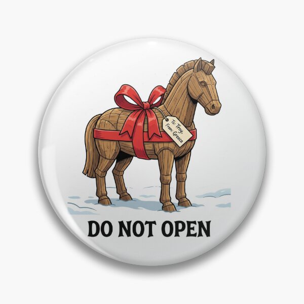 Item preview, Trojan Horse Secret Santa - Funny Greek Mythology Christmas designed and sold by MythoWorldddd.