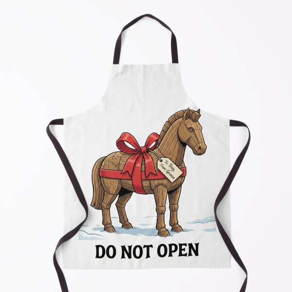 Item preview, Trojan Horse Secret Santa - Funny Greek Mythology Christmas designed and sold by MythoWorldddd.
