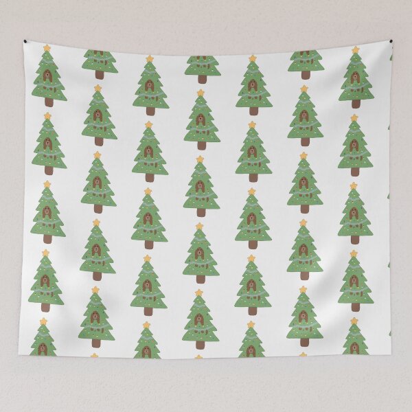 Item preview, Spaniel in Christmas tree - Christmas Jumper, springer spaniel, Cocker spaniel designed and sold by aziza-doodles.