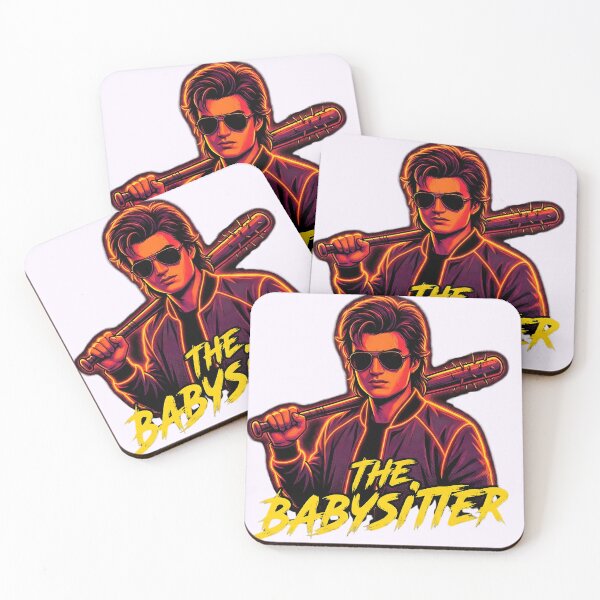 Item preview, Steve Harrington The Babysitter Neon Retro  - Stranger Things Fan Art designed and sold by zezoconan.