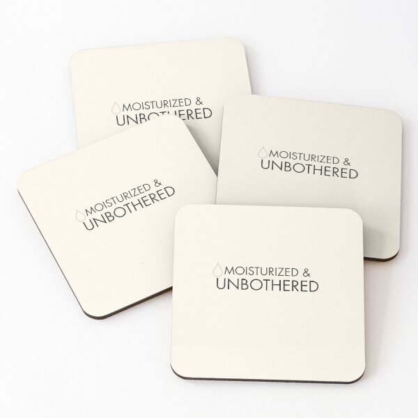 Item preview, Moisturized & Unbothered | Skincare Hydration Quote designed and sold by InkIntentionstu.