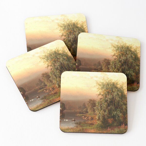 Item preview, Landscape in morning fog, 1864, by Ferdinand von Wright designed and sold by AngyDesigns49.