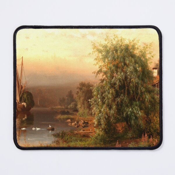 Item preview, Landscape in morning fog, 1864, by Ferdinand von Wright designed and sold by AngyDesigns49.
