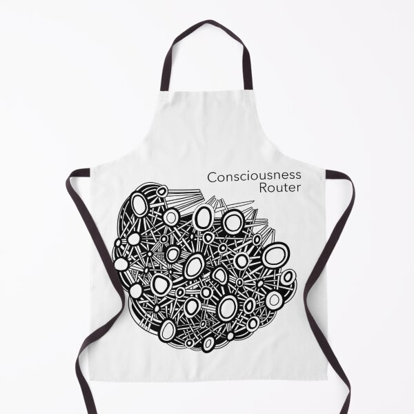 Item preview, Consciousness Router. Monochrome. Geometric art. Black and white designed and sold by KateQR.