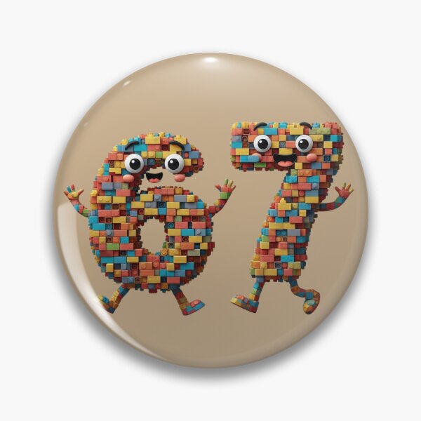 Item preview, Joyful Numbers with Blocks – Six Seven Trend Kids Illustration designed and sold by Design_Your_Day.