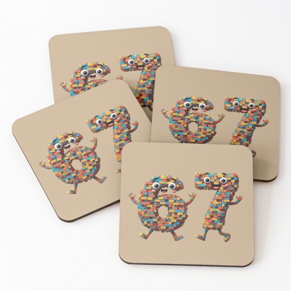 Item preview, Joyful Numbers with Blocks – Six Seven Trend Kids Illustration designed and sold by Design_Your_Day.