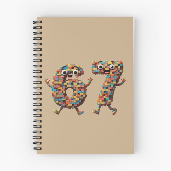 Item preview, Joyful Numbers with Blocks – Six Seven Trend Kids Illustration designed and sold by Design_Your_Day.
