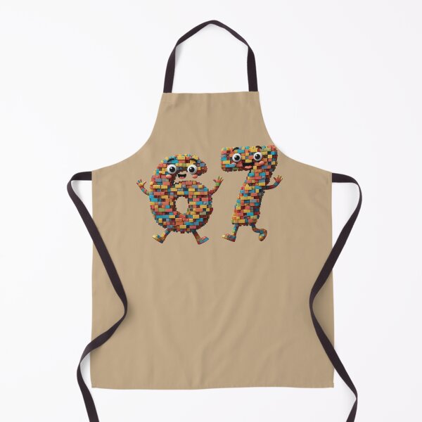 Item preview, Joyful Numbers with Blocks – Six Seven Trend Kids Illustration designed and sold by Design_Your_Day.
