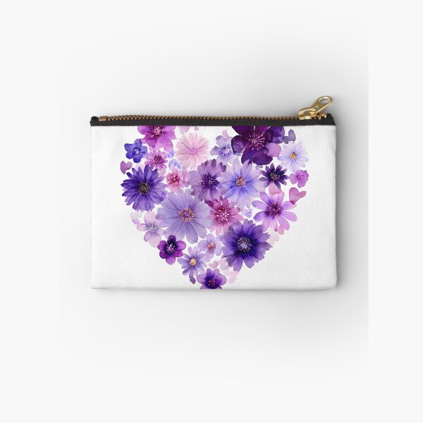 Item preview, Purple Lilac Flowers Heart Love designed and sold by MGdezigns.