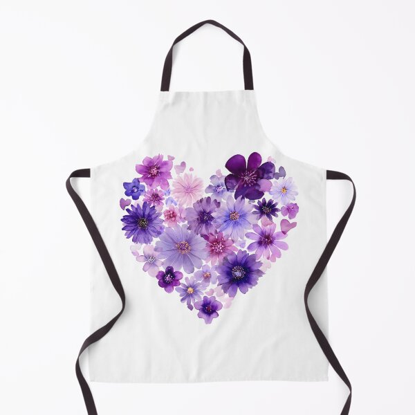 Item preview, Purple Lilac Flowers Heart Love designed and sold by MGdezigns.
