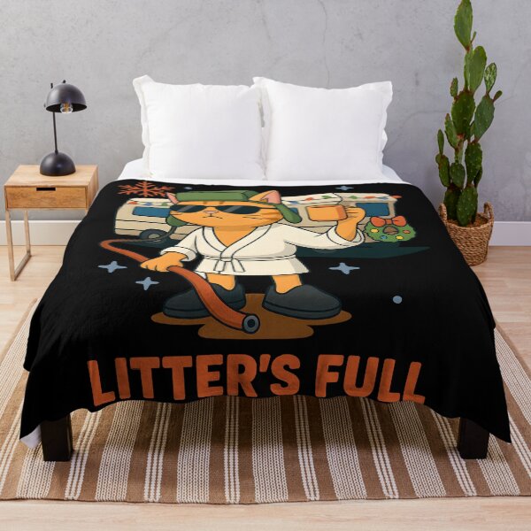 Item preview, Funny Cat Christmas RV Camping Holiday Humor Litter’s Full Cartoon Winter designed and sold by DrawHandArt.