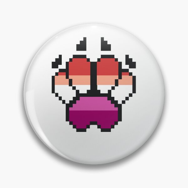 Item preview, Lesbian Pride Paw designed and sold by KatastropheUwU.
