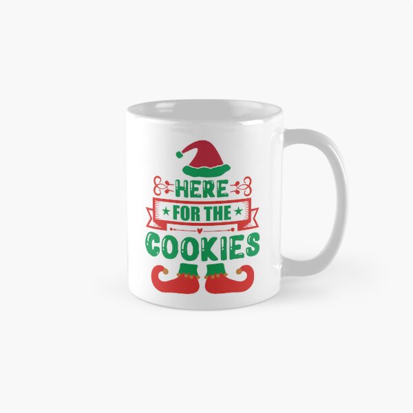 Item preview, Here For The Cookies - Funny Holiday Party Food Slogan designed and sold by FuzionRaptor.