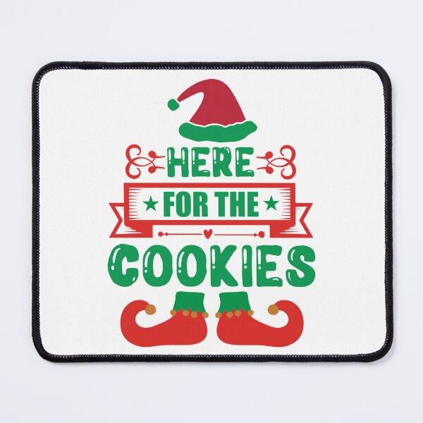 Item preview, Here For The Cookies - Funny Holiday Party Food Slogan designed and sold by FuzionRaptor.