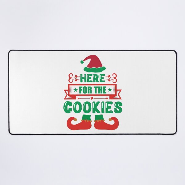 Item preview, Here For The Cookies - Funny Holiday Party Food Slogan designed and sold by FuzionRaptor.