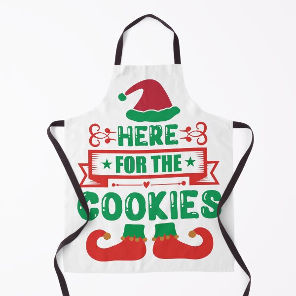 Item preview, Here For The Cookies - Funny Holiday Party Food Slogan designed and sold by FuzionRaptor.