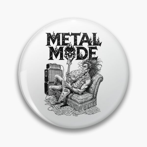 Item preview, Funny Heavy Metal Mode Guitarist Electric Guitar Player designed and sold by GrandeDuc.