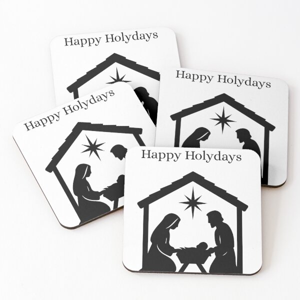 Item preview, Happy Holydays Nativity Scene designed and sold by Designharmony.