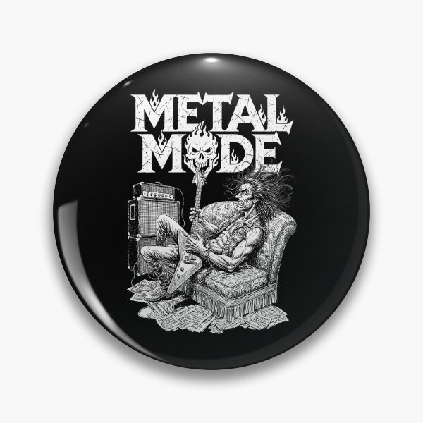 Item preview, Funny Heavy Metal Mode Guitarist Electric Guitar Player designed and sold by GrandeDuc.