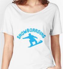 Snowboarding Women's Relaxed Fit T-Shirt