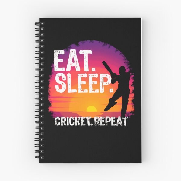Item preview, Eat Sleep Cricket Repeat Vintage Boundary Fever designed and sold by SkeletonsDanger.