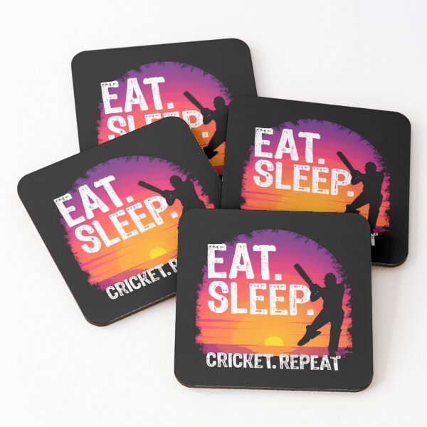 Item preview, Eat Sleep Cricket Repeat Vintage Boundary Fever designed and sold by SkeletonsDanger.