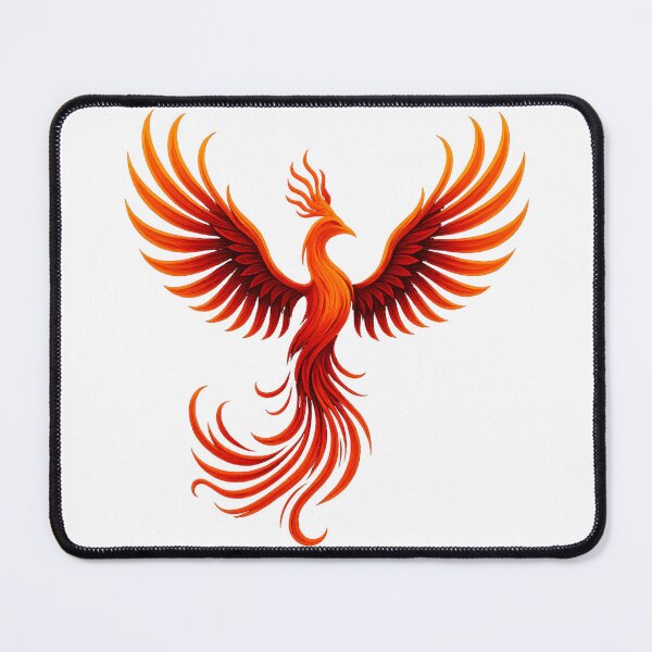 Item preview, Fiery Phoenix – Glowing Mythical Bird Artwork designed and sold by Anacond.