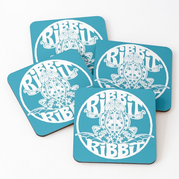 Item preview, Psychedelic “Ribbit Ribbit” Frog Design designed and sold by SleeplessLady.