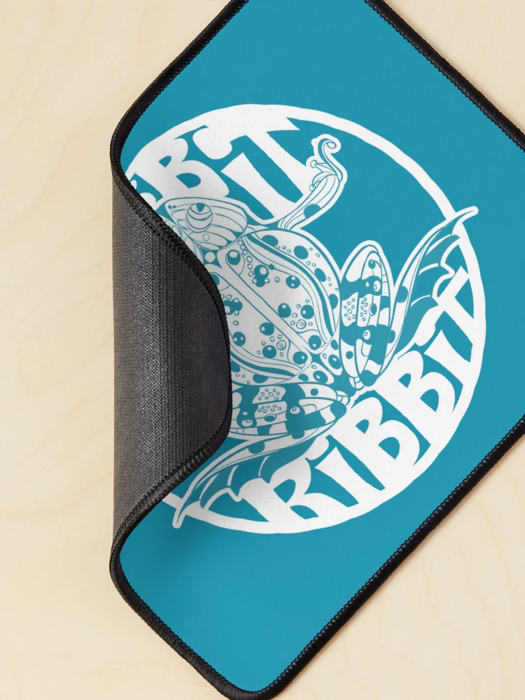 Thumbnail 2 of 5, Mouse Pad, Psychedelic “Ribbit Ribbit” Frog Design designed and sold by SleeplessLady.