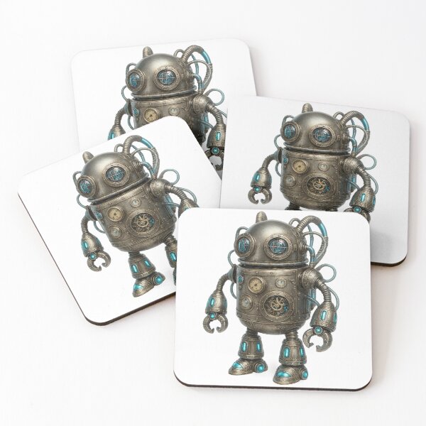 Item preview, Retro Gearbot designed and sold by Otoya Art Studio.