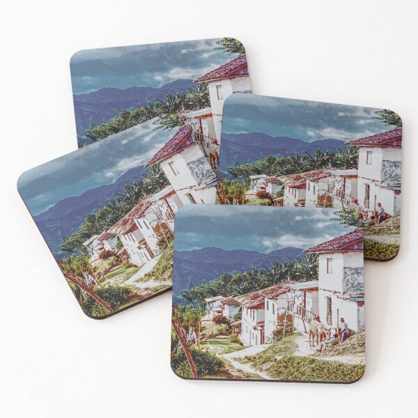 Item preview, Rural life in Colombian coffee growing region designed and sold by ChimaHome.